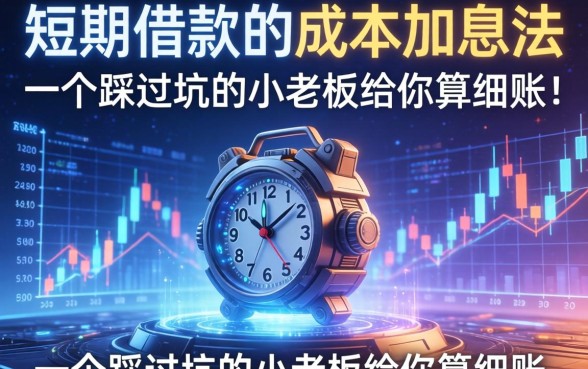 短期借款的成本加息法有哪些？一个踩过坑的小老板给你算细账