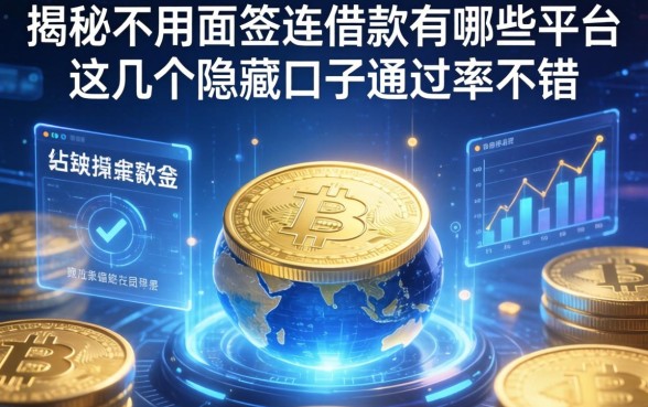 揭秘不用面签的借款有哪些平台，这几个隐藏口子通过率不错