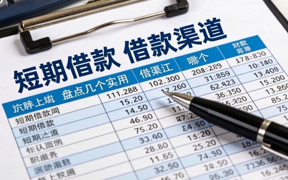 财务报表里的短期借款在哪个表？盘点几个实用的借款渠道