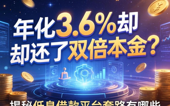 年化3.6%却还了双倍本金？揭秘低息借款平台套路有哪些