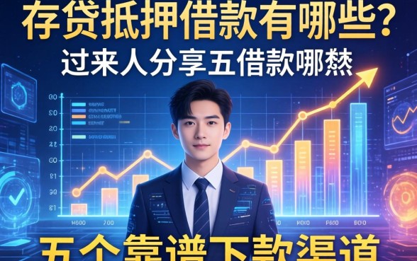 存贷抵押借款有哪些？过来人分享五个靠谱下款渠道