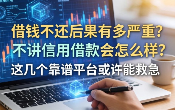 借钱不还后果有多严重？不讲信用借款会怎么样？这几个靠谱平台或许能救急