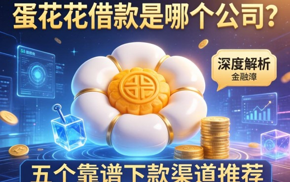 蛋花花借款是哪个公司的？深度解析与五个靠谱下款渠道推荐