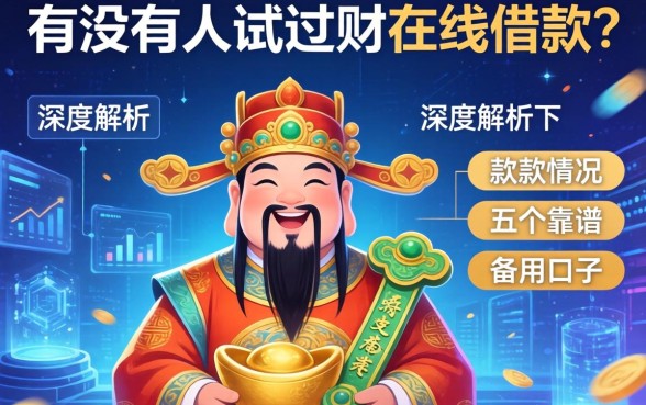 有没有人试过财神在线借款？深度解析下款情况及五个靠谱备用口子
