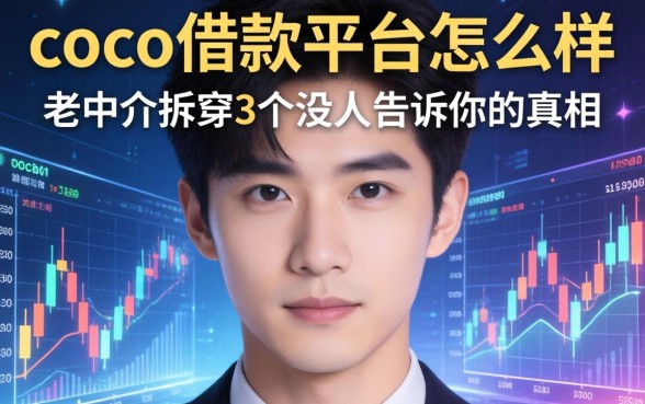 coco借款平台怎么样？老中介拆穿3个没人告诉你的真相