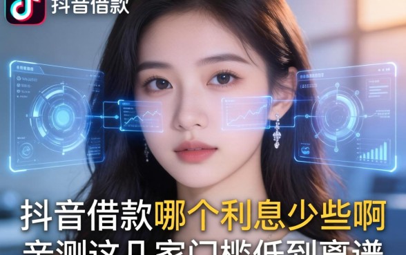 抖音借款哪个利息少些啊，亲测这几家门槛低到离谱