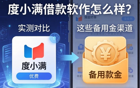 度小满借款软件怎么样？实测对比这些备用金渠道