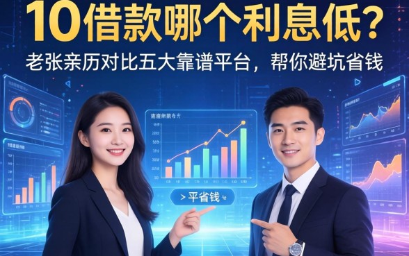 1万借款哪个利息低？老张亲历对比五大靠谱平台，帮你避坑省钱