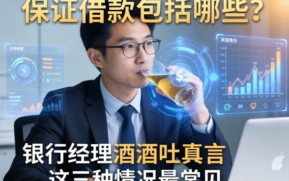 保证借款包括哪些?银行经理酒后吐真言,这三种情况最常见