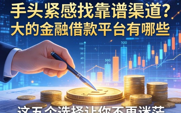 手头紧想找靠谱渠道？大的金融借款平台有哪些，这五个选择让你不再迷茫