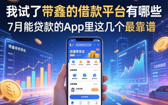 我试了带鑫的借款平台有哪些，发现7月能贷款的app里这几个最靠谱