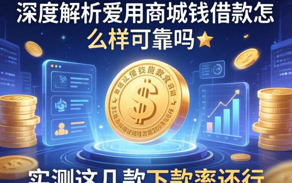 深度解析爱用商城钱借款怎么样可靠吗，实测这几款下款率还行
