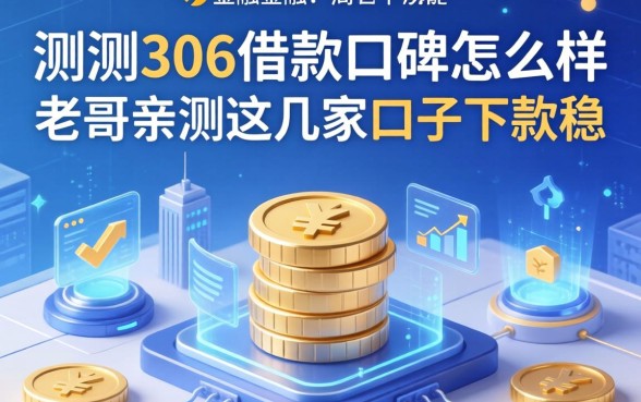 实测306借款口碑怎么样：老哥亲测这几家口子下款稳
