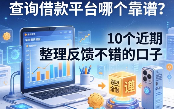 查询借款平台哪个靠谱？整理了10个近期反馈不错的口子