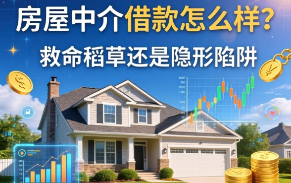 房屋中介借款怎么样？是救命稻草还是隐形陷阱？深度解析助你避开雷区
