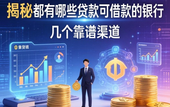 揭秘都有哪些贷款可借款的银行，整理了几个靠谱渠道