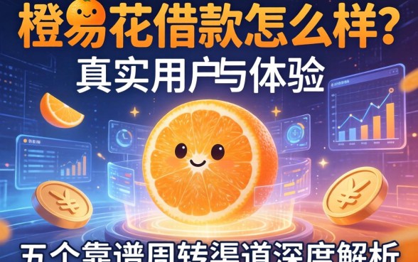 橙易花借款怎么样？真实用户体验与五个靠谱周转渠道深度解析