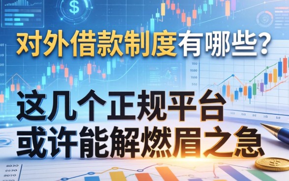 对外借款制度有哪些？这几个正规平台或许能解燃眉之急