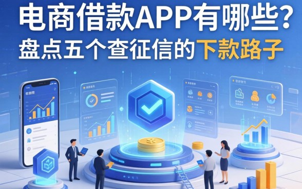 电商借款app有哪些？盘点五个不查征信的下款路子