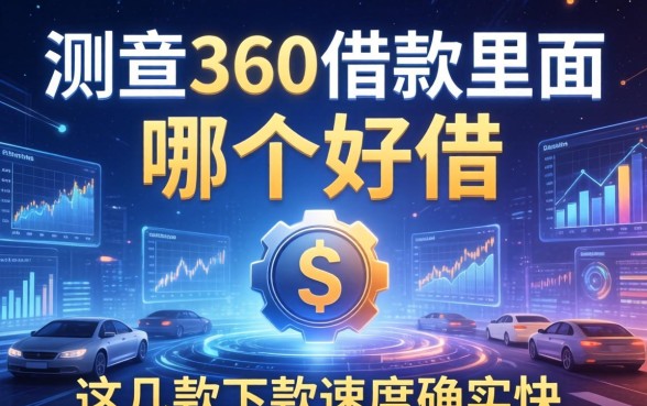 实测360借款里面哪个好借，这几款下款速度确实快