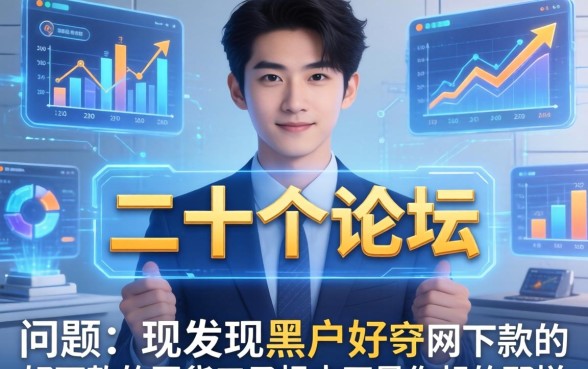 我翻了二十个论坛发现黑户好下款的网贷口子根本不是你想的那样