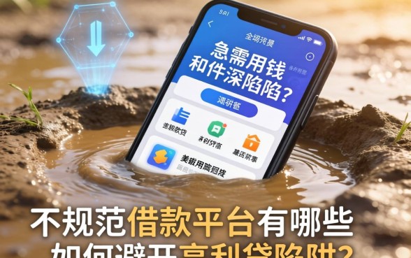 急需用钱却深陷泥潭？不规范的借款平台有哪些，如何避开高利贷陷阱？