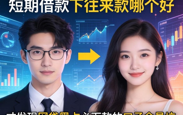我对比了短期借款和往来款哪个好，才发现网贷黑户必下款的口子全是坑
