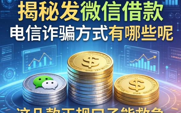 揭秘发微信借款电信诈骗方式有哪些呢，这几款正规口子能救急