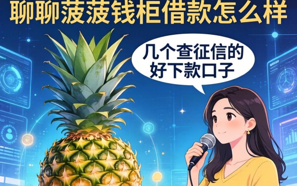 聊聊菠萝钱柜借款怎么样，分享几个不查征信的好下款口子