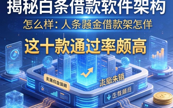 揭秘白条借款软件架构怎么样，这十款通过率颇高