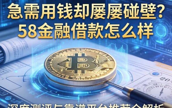 急需用钱却屡屡碰壁？58金融借款怎么样？深度测评与靠谱平台推荐全解析