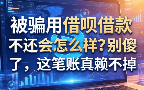 被骗用借呗借款不还会怎么样？别傻了，这笔账真赖不掉