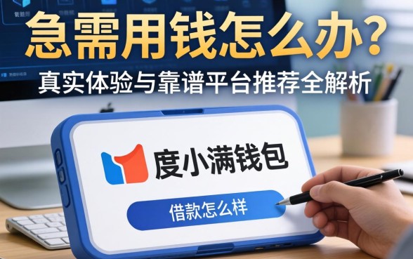 急需用钱怎么办？度小满钱包的借款怎么样？真实体验与靠谱平台推荐全解析