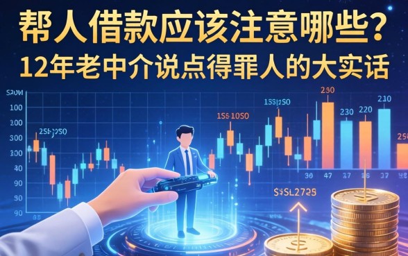 帮人借款应该注意哪些？12年老中介说点得罪人的大实话
