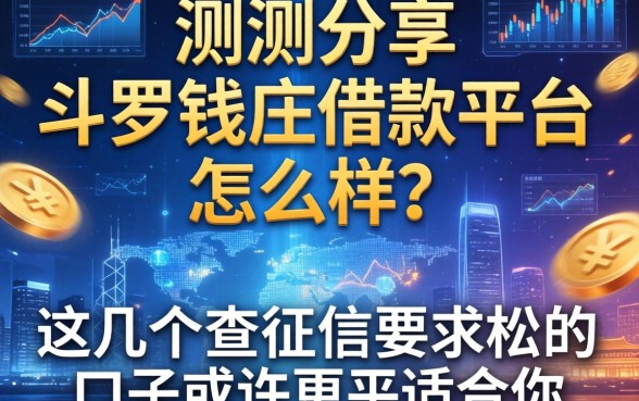 实测分享：斗罗钱庄借款平台怎么样？这几个查征信要求松的口子或许更适合你