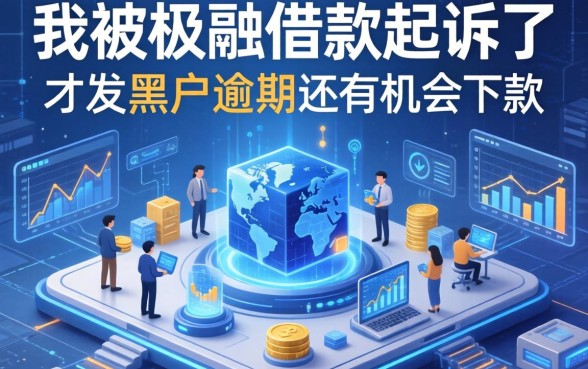 我被极融借款起诉了才发现，原来黑户逾期还有机会下款