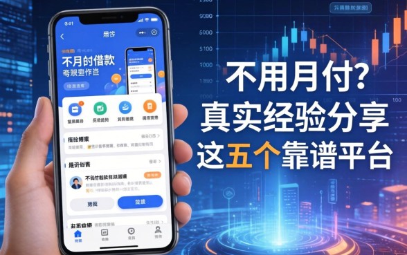 不用月付的借款有哪些软件？真实经验分享这五个靠谱平台