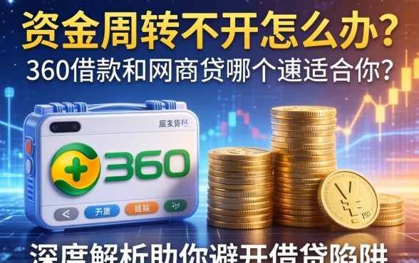 资金周转不开怎么办？360借款和网商贷哪个更适合你？深度解析助你避开借贷陷阱