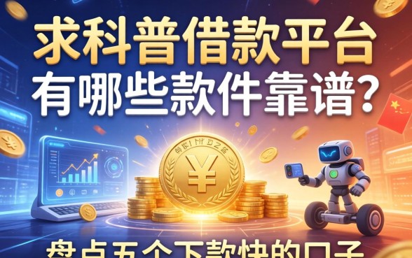 求科普借款平台有哪些软件靠谱？盘点五个下款快的口子