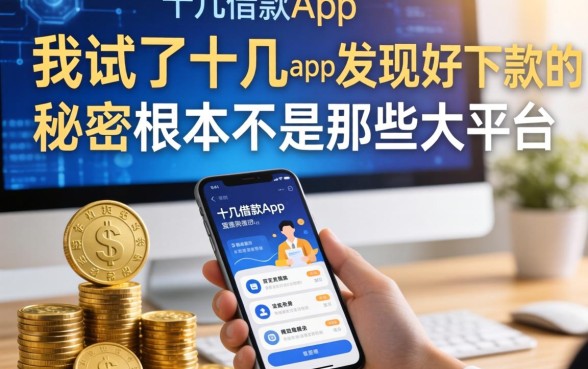我试了十几个借款app，发现好下款的秘密根本不是那些大平台