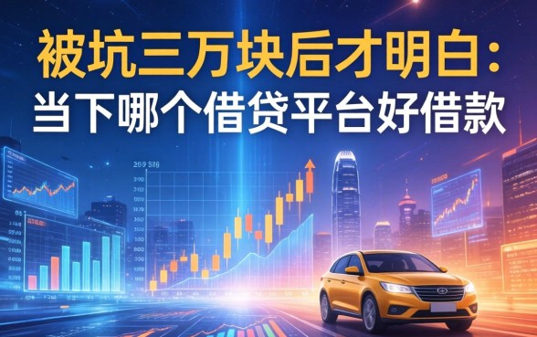被坑三万块后才明白：当下哪个借贷平台好借款