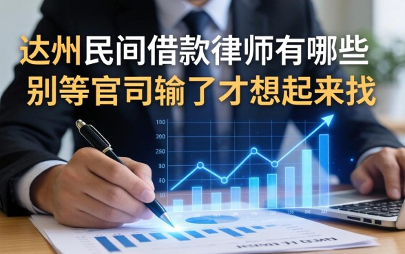 达州民间借款律师有哪些？别等官司输了才想起来找
