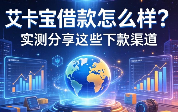 艾卡宝借款怎么样？实测分享这些下款渠道