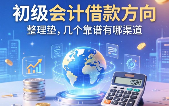 初级会计借款方向有哪些？整理了几个靠谱的渠道