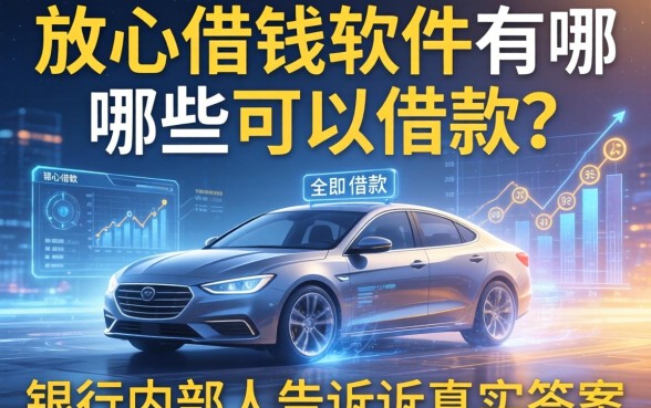 放心借钱软件有哪些可以借款？银行内部人告诉你真实答案