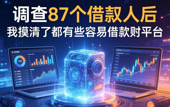 调查了87个借款人后，我摸清了都有哪些容易借款的平台