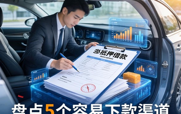 整理车抵押借款有哪些资料，盘点5个容易下款的渠道