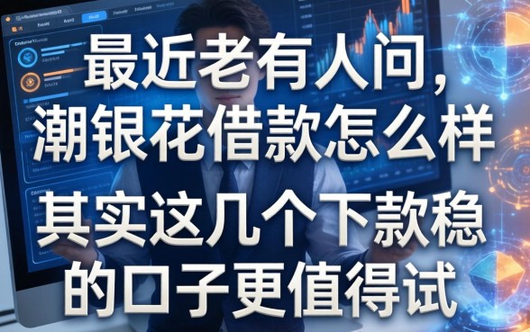 最近老有人问潮银花借款怎么样，其实这几个下款稳的口子更值得试