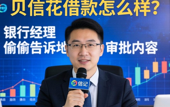贝信花借款怎么样？银行经理偷偷告诉你审批内幕