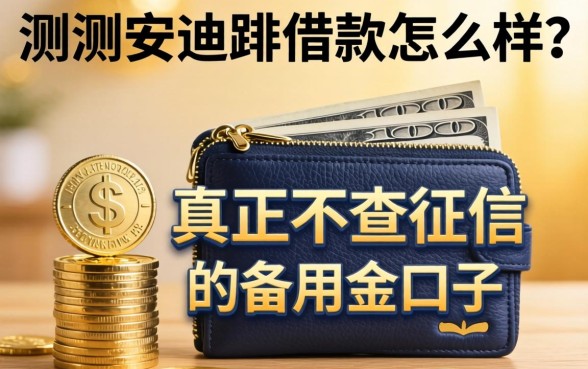 实测安迪钱包借款怎么样?分享几个真正不查征信的备用金口子
